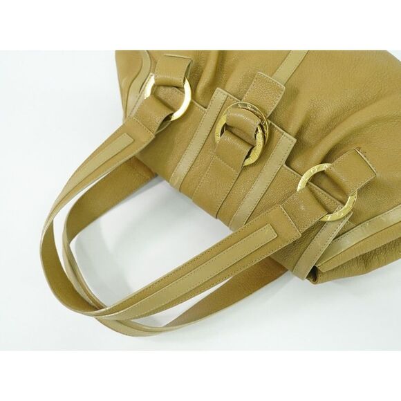 Bulgari Gold Leather Handbag (Pre-Owned) - Picture 3 of 16